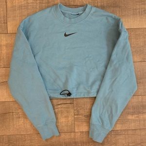 Cropped Drawstring Nike Sweatshirt